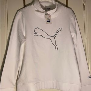 PUMA white pullover